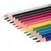 Карандаши цветные пластиковые стираемые + карандаш-ластик 12 цв.Hatber 93058